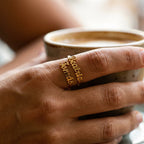 Anillo Dos Nombres Entrelazados