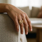 Anillo con inicial