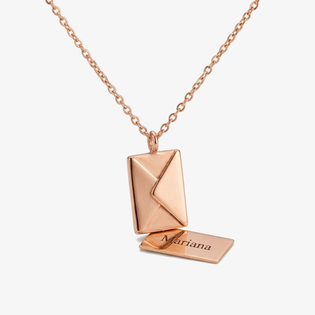 Colar Envelope com Mensagem