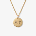 Collar con Medalla de Dos Iniciales