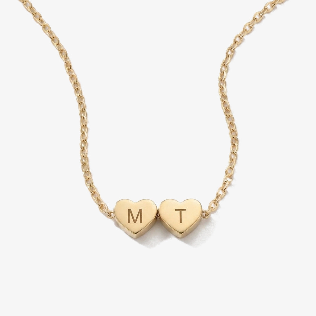 Pulsera Corazones con Iniciales