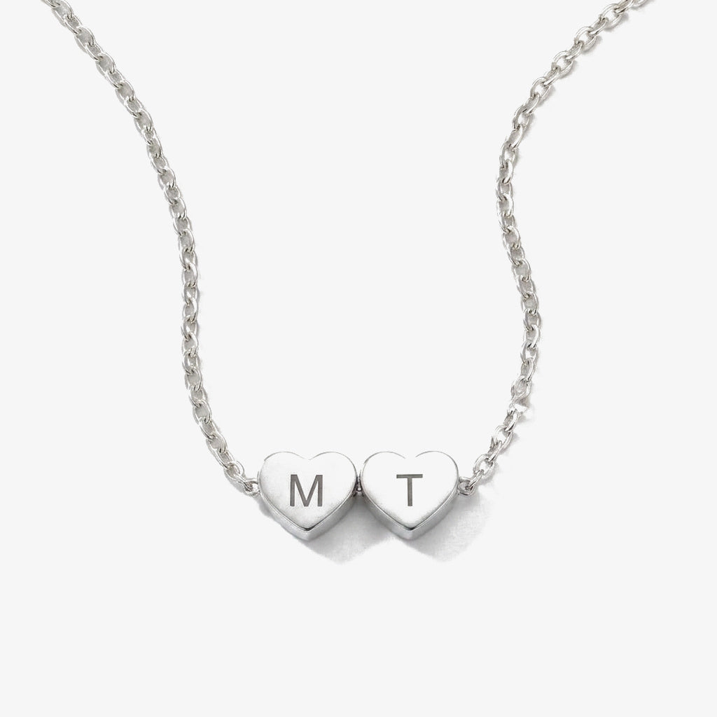 Pulseira Corações com Iniciais