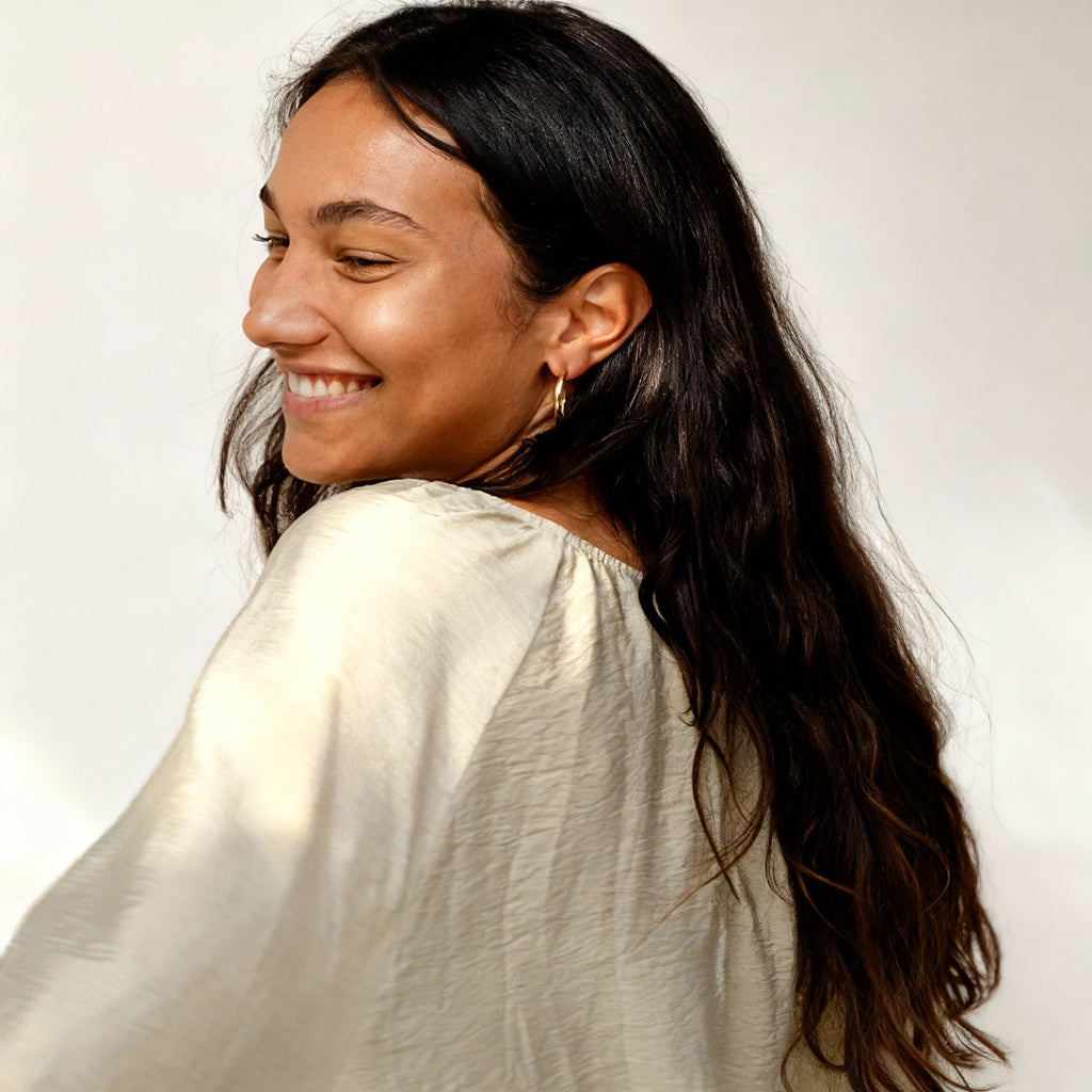 Brincos Textura Dourada