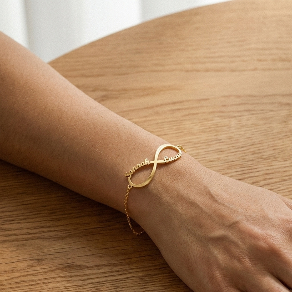 Pulsera Infinito con Nombres